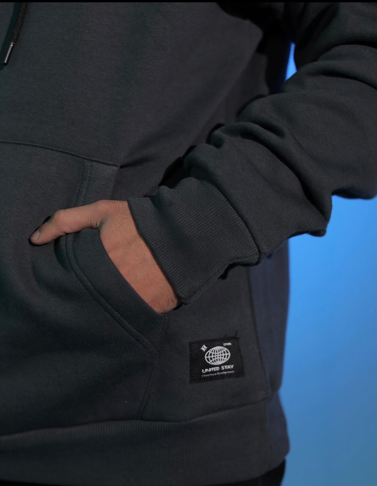 UNISEX CHAROAL GREY HEAVY WEIGHT HOODIE