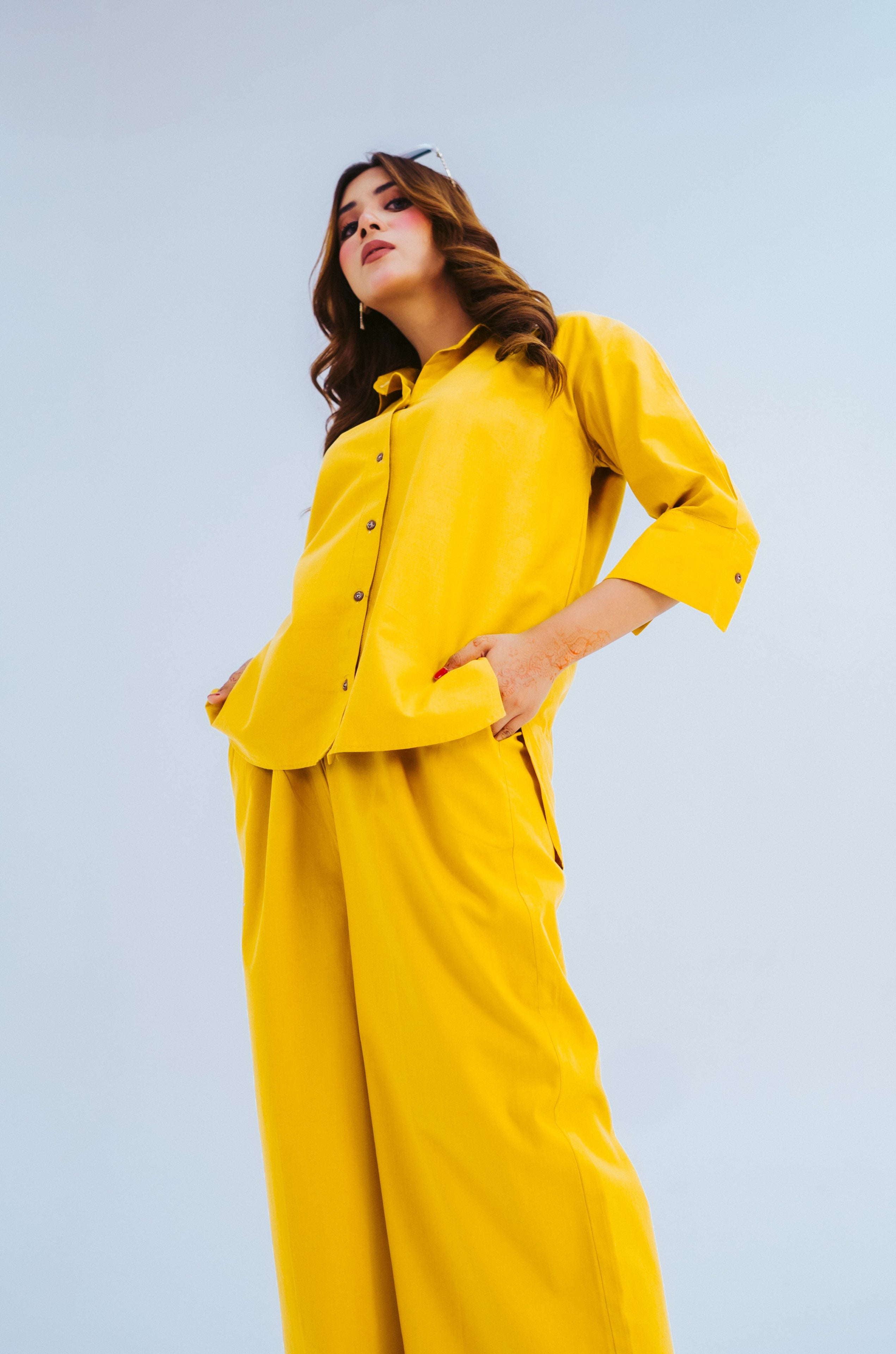 Mustard Yellow Summer Cord Set