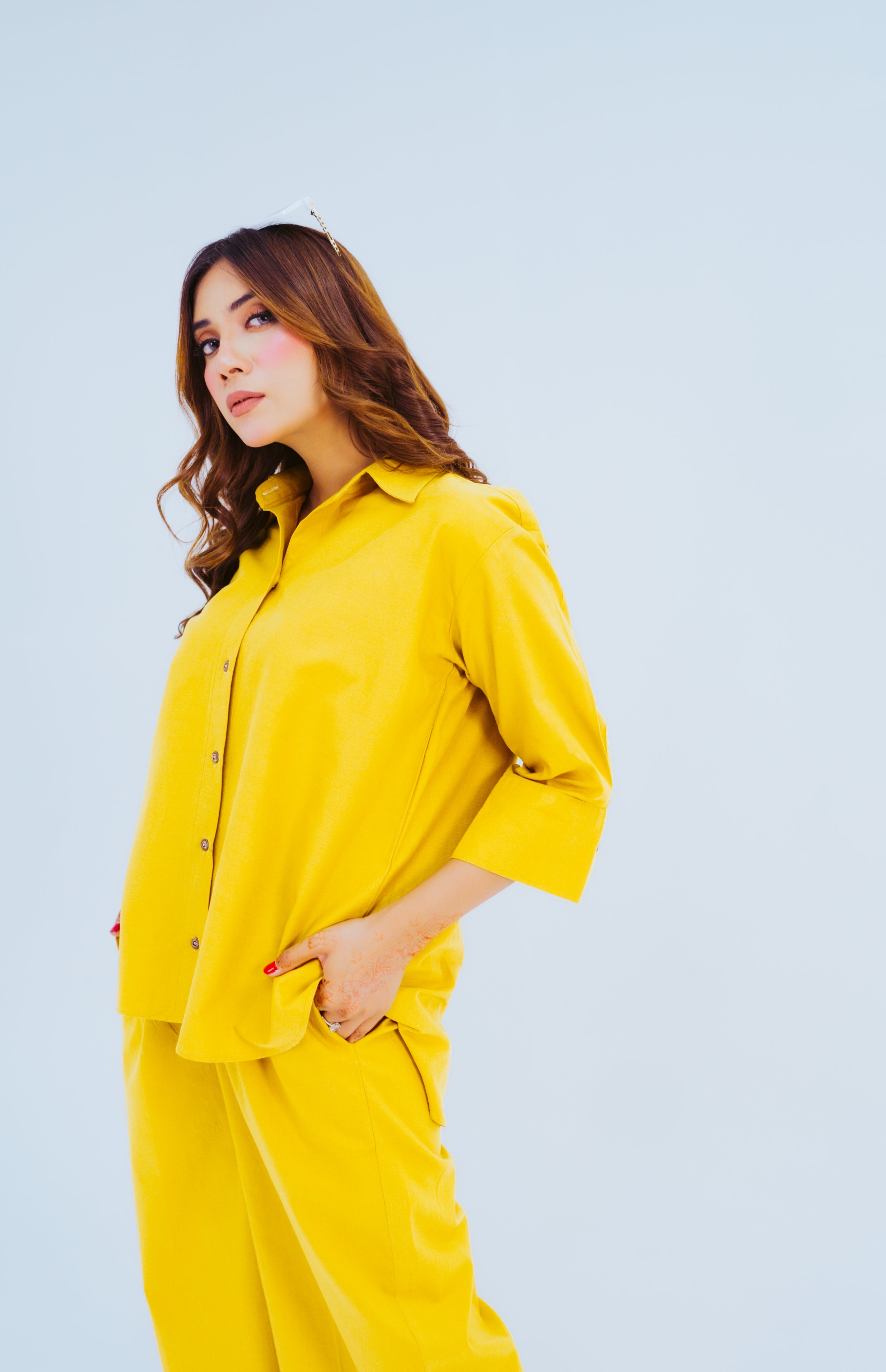 Mustard Yellow Summer Cord Set