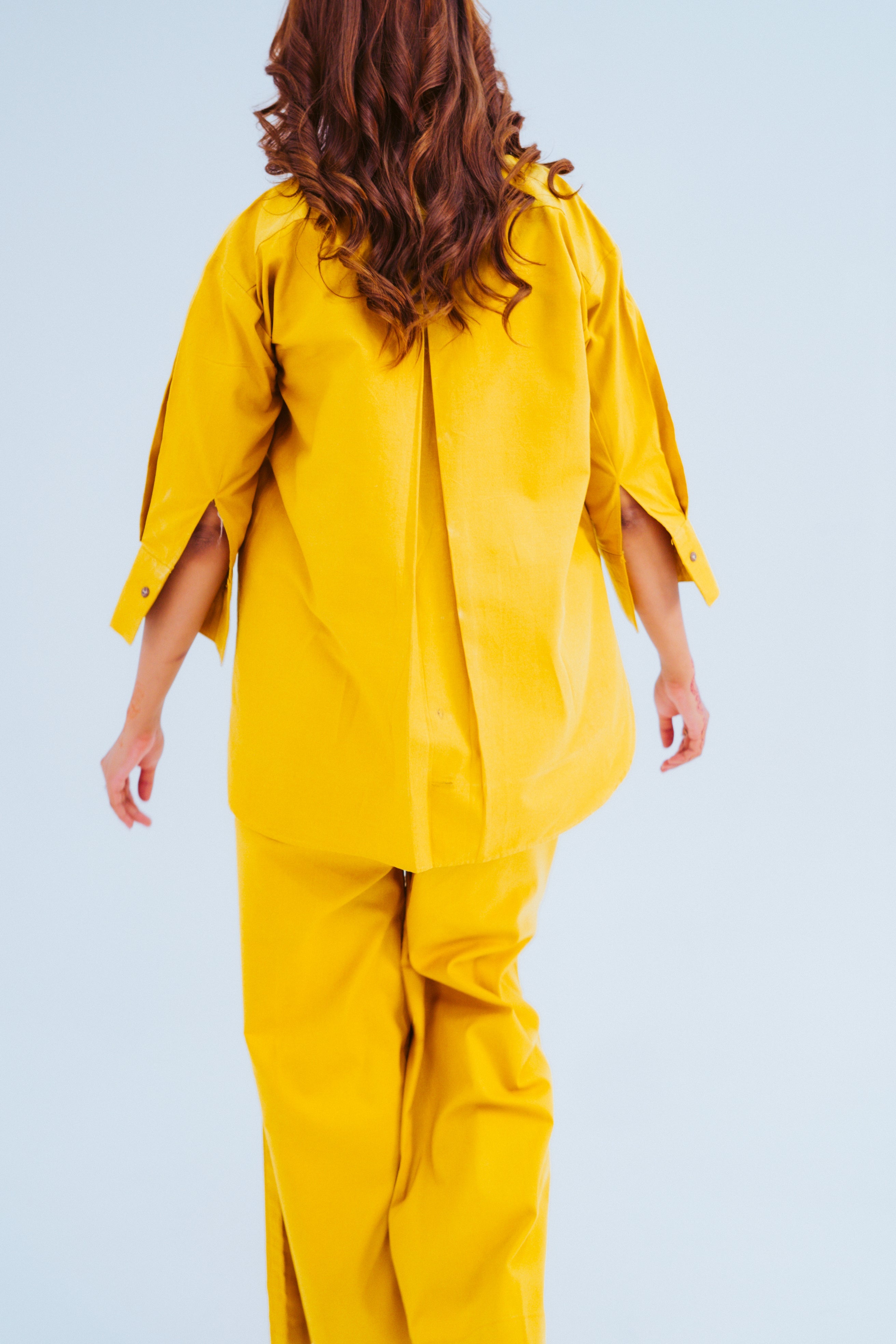 Mustard Yellow Summer Cord Set