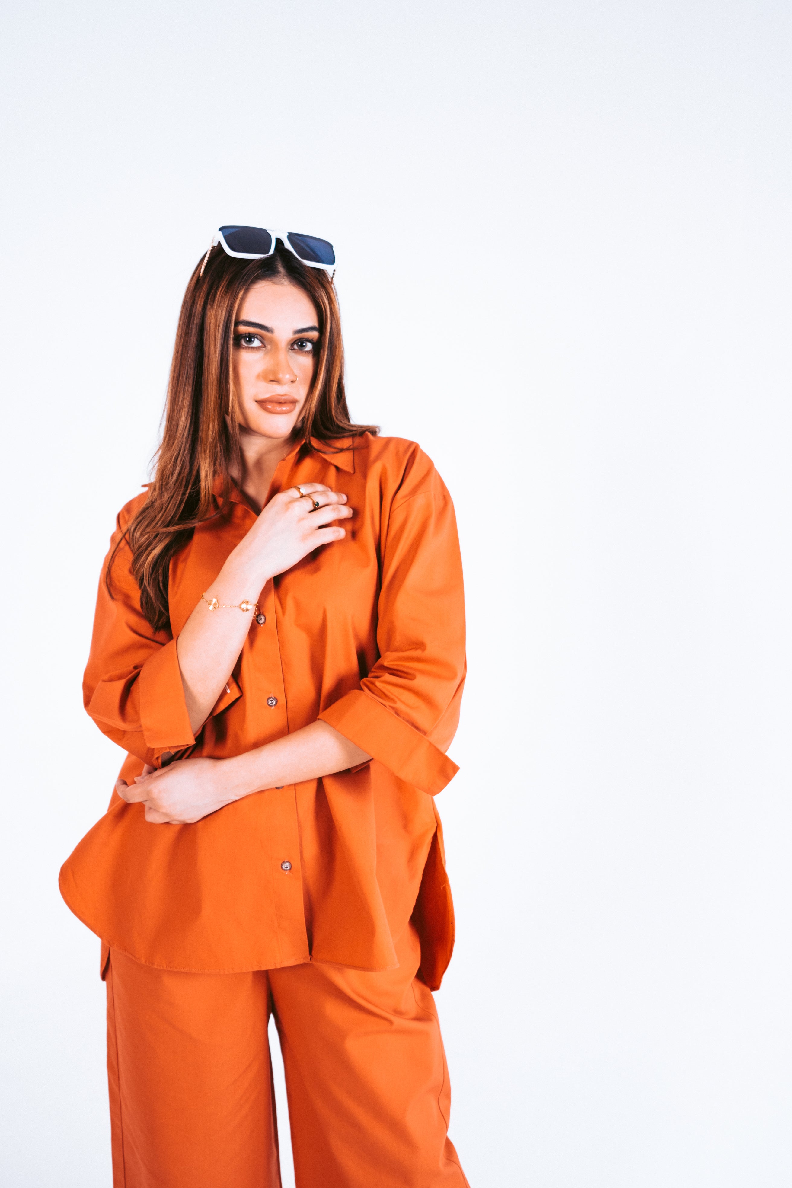 Burnt Orange Summer Cord Set