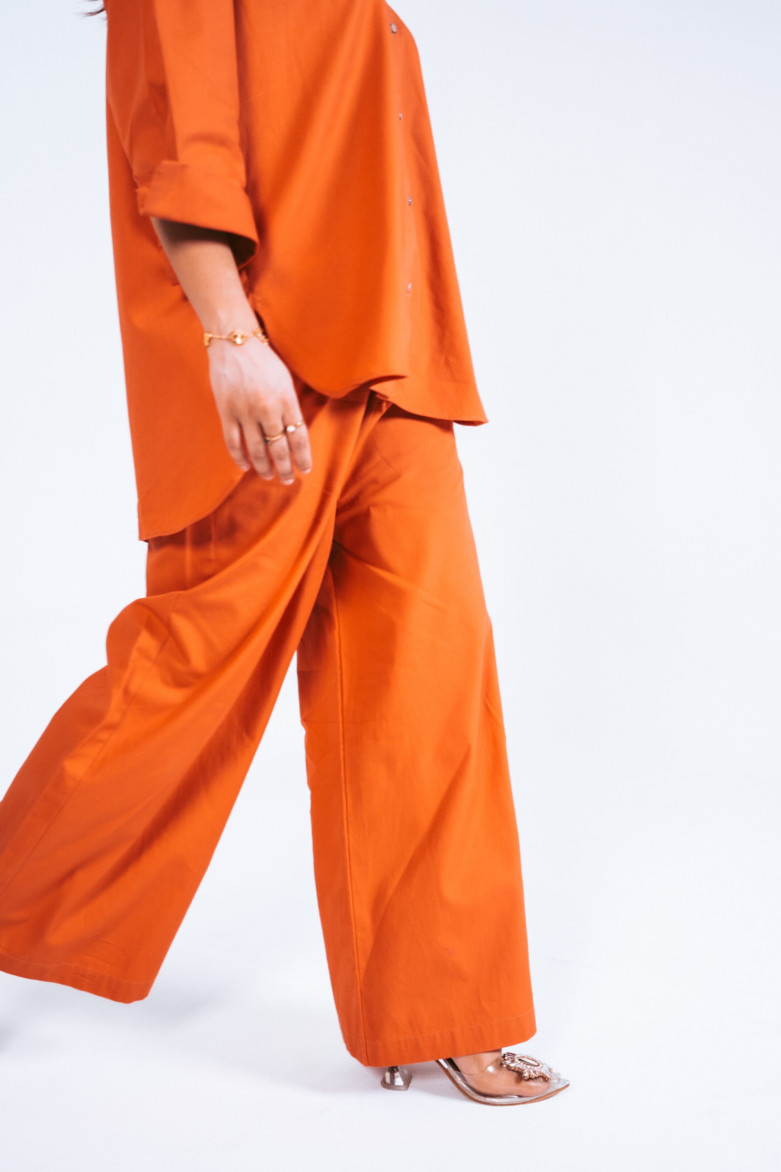 Burnt Orange Summer Cord Set