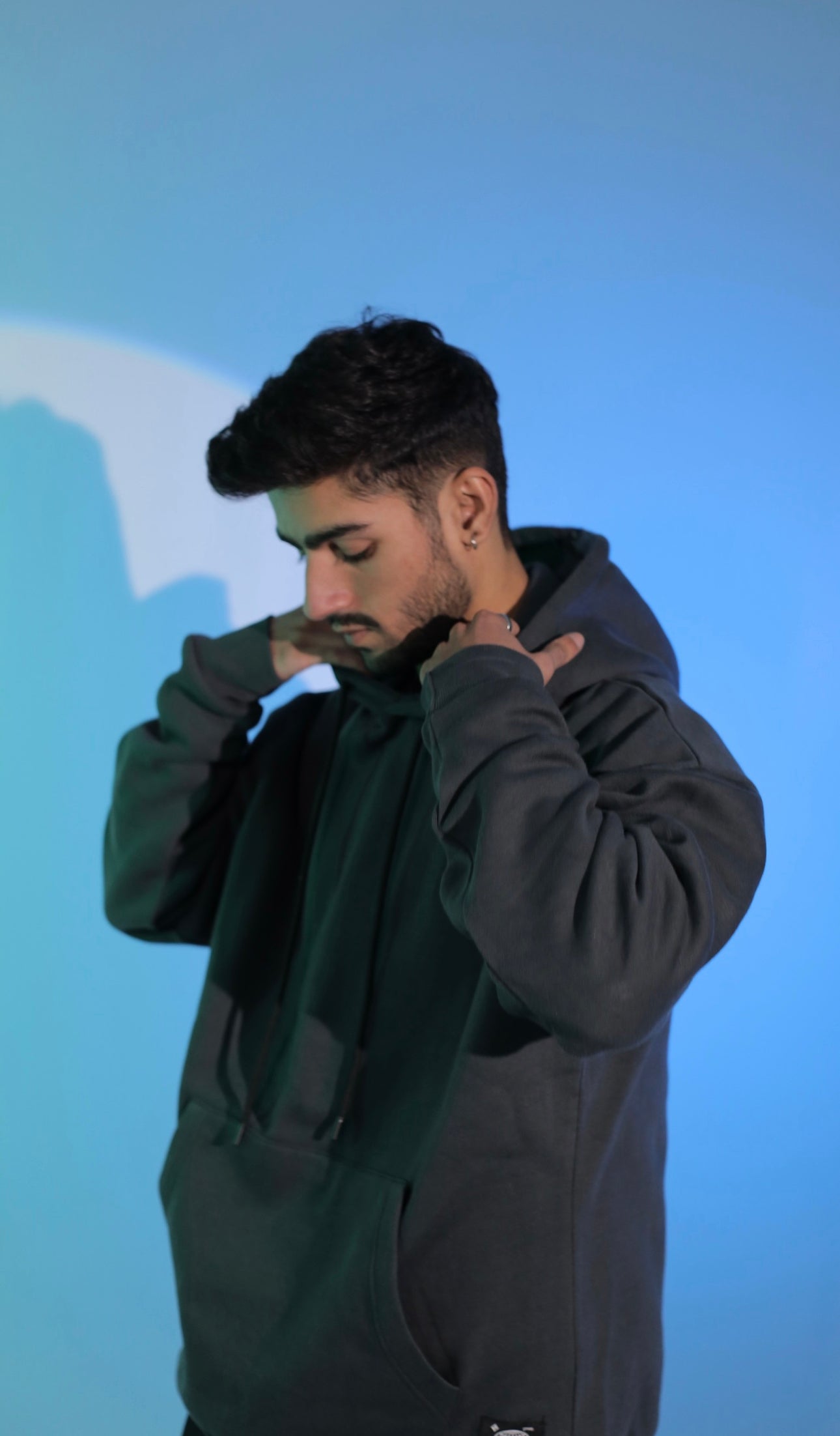 UNISEX CHAROAL GREY HEAVY WEIGHT HOODIE