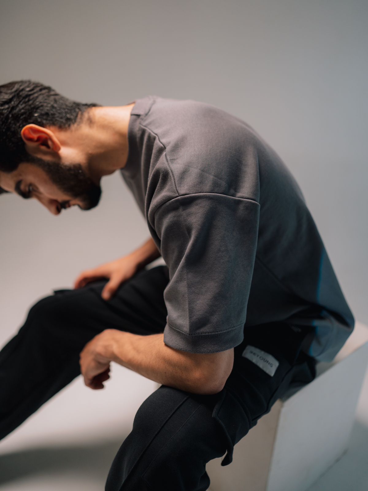 Premium Unisex Charcoal Oversized Tee Shirt